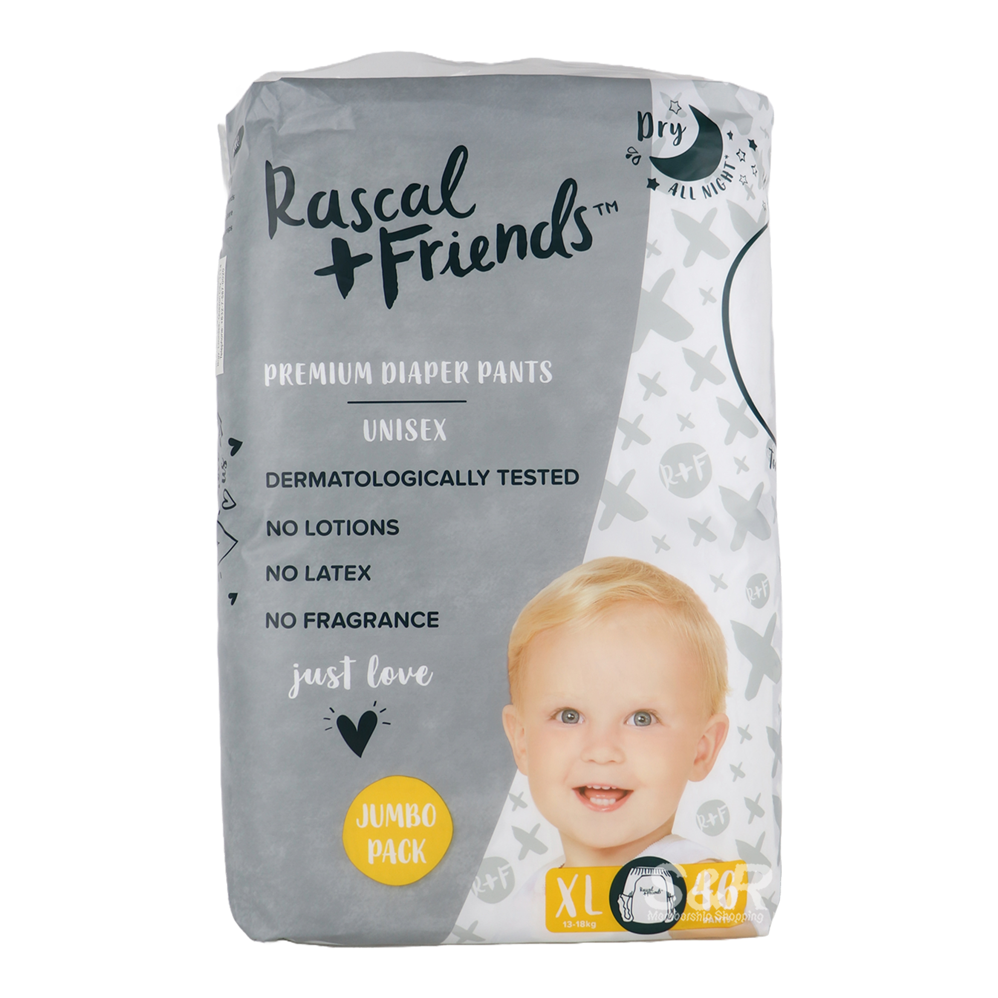 Rascal + Friends Premium Diaper Pants Extra Large 46pcs
